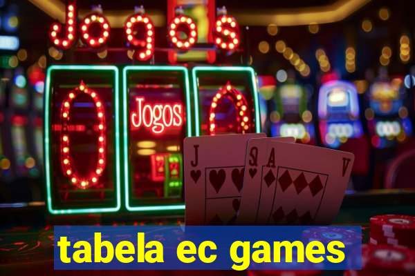 tabela ec games